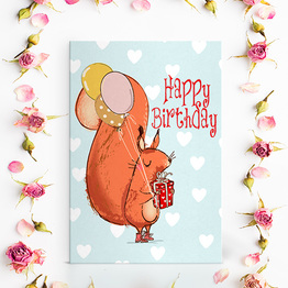 Happy Birthday! - Blau
