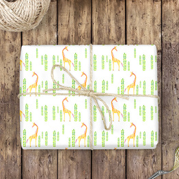 Giraffe Geschenkpapier