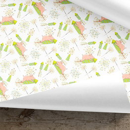 Neujahr Geschenkpapier