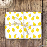 Zitronen Geschenkpapier